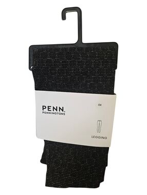 Black and Silver Penningtons Women's Animal-Textured Leggings